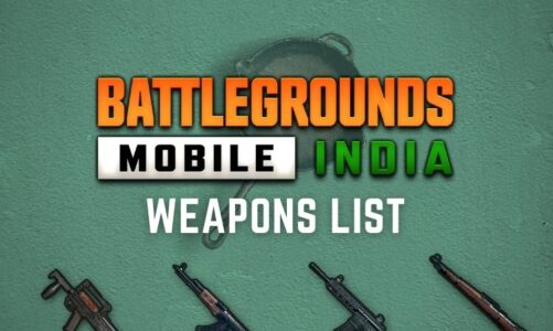 Una lista completa de armas que puedes esperar encontrar en Battlegrounds Mobile India