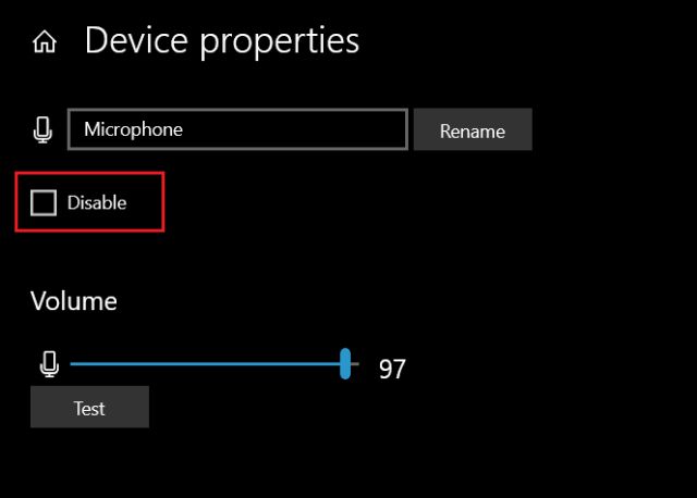 1. Gerencie o microfone nas configurações do Windows (6) Corrija problemas de microfone no Windows 10