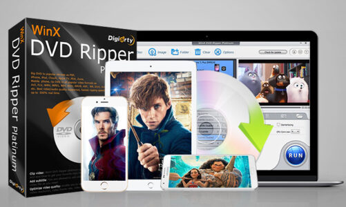 WinX DVD Ripper: copie DVD y edite videos rápidamente en Windows o Mac