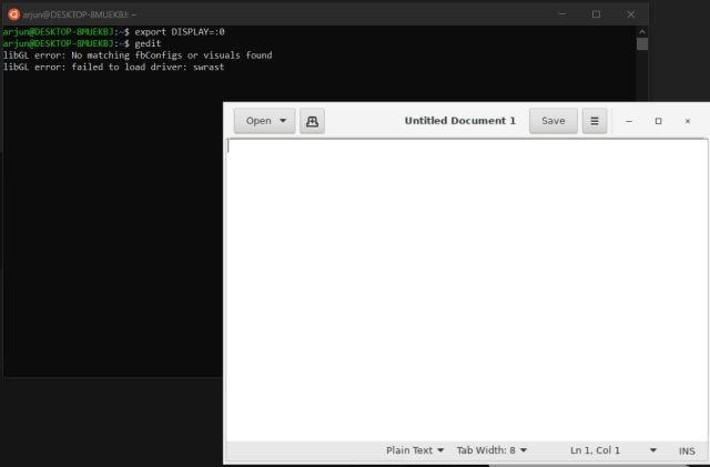 Linux-GUI-Apps, die unter Windows 10 ausgeführt werden