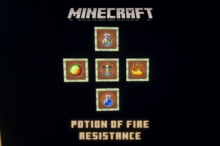 Cómo hacer una poción de resistencia al fuego en Minecraft