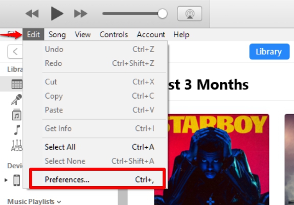Cómo habilitar la biblioteca de música de iCloud en iTunes