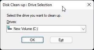 Limpeza de disco no Windows 11
