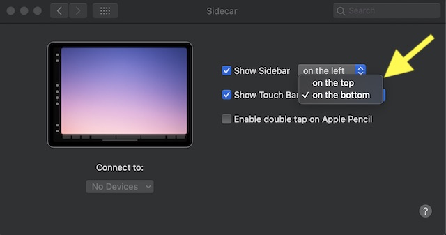 Mostrar: ocultar barra táctil en Mac