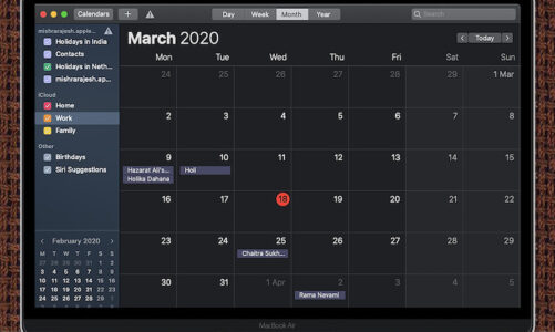 3 formas rápidas de fusionar calendarios de iCloud en Mac