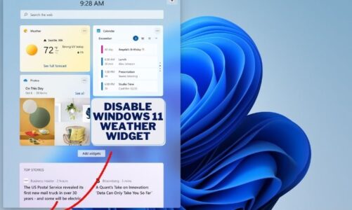 Cómo deshabilitar el widget meteorológico en la barra de tareas de Windows 11