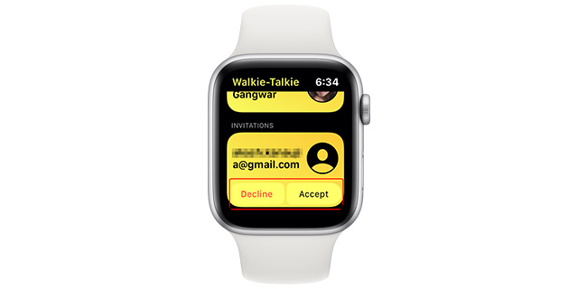So verwenden Sie Walkie-Talkie auf der Apple Watch