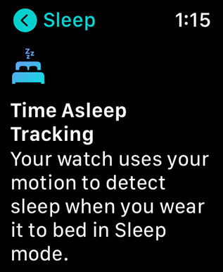 Aquí se explica cómo habilitar la detección del sueño en watchOS 7