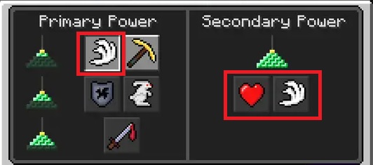 Selected Powers in Minecraft