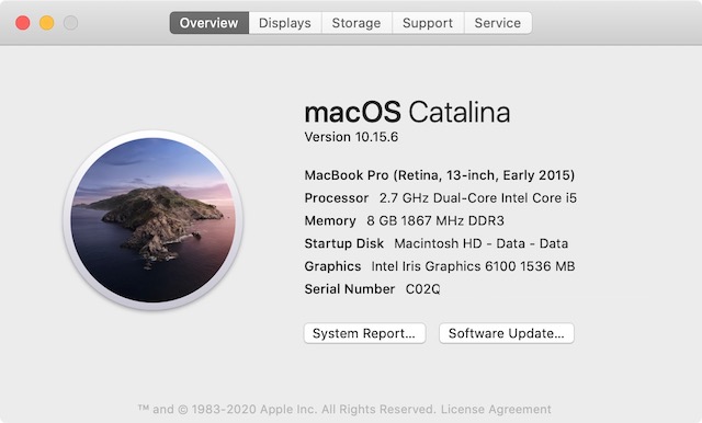 Compruebe la configuración de la CPU de Mac 2