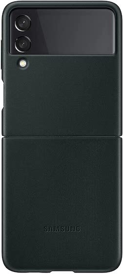 Samsung Leather Case - 12 mejores fundas y cubiertas para Galaxy Z Flip 3 que puedes comprar