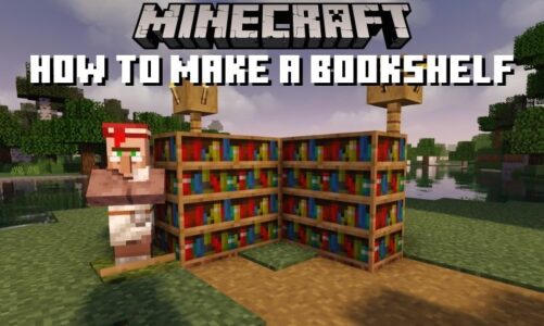 How to Make a Bookshelf in Minecraft