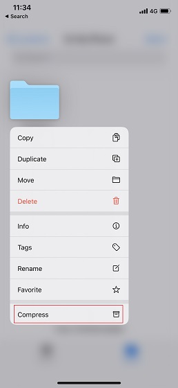 Para iOS 13 e iPadOS 13 2 Compacte e extraia arquivos ZIP no iPhone e iPad