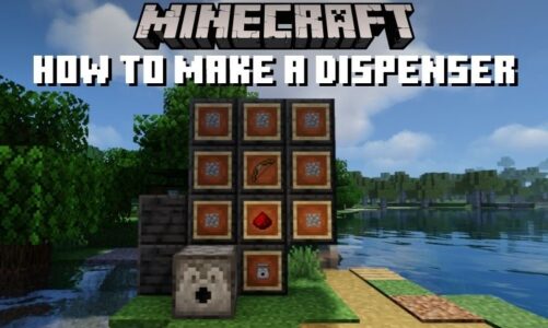 How to Make a Dispenser in Minecraft