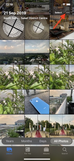 Filtrar imágenes en su biblioteca de fotos en iPhone