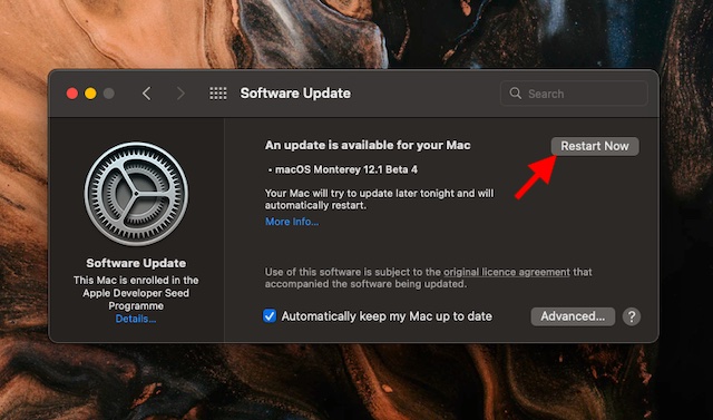 Actualice el software en su Mac 
