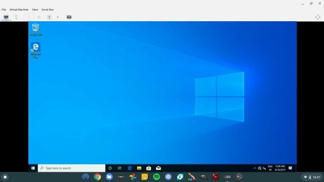 Windows 10 auf Chromebook 3 ausführen