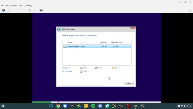 Windows 10 auf Chromebook 2 ausführen