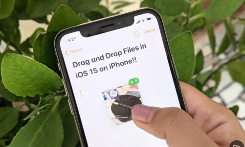 Cómo arrastrar y soltar archivos entre aplicaciones en iOS 15 en iPhone
