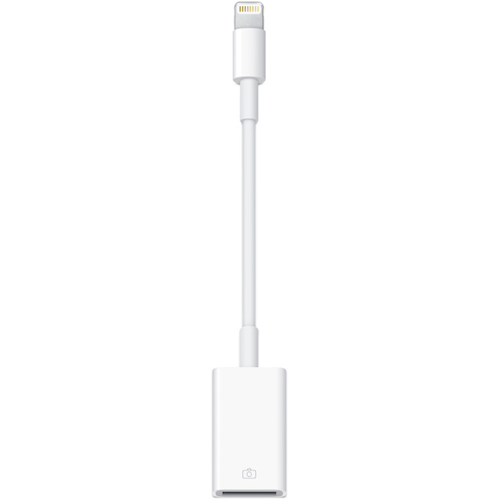 Adaptador Apple Lightning para USB (US $ 29)