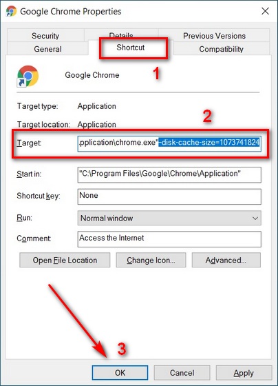 asignar más ram a aplicaciones específicas de Chrome