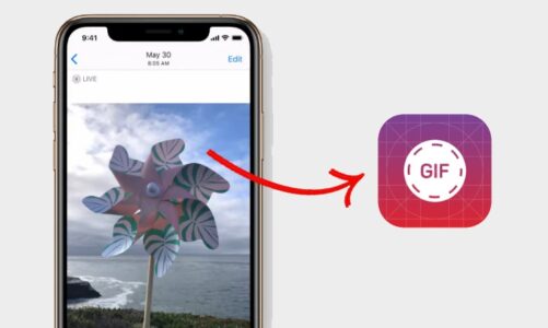 Cómo convertir fotos en vivo en GIF en iPhone