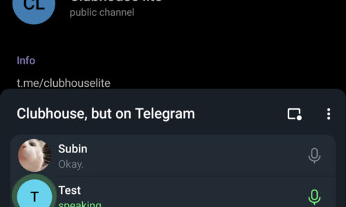 Cómo crear chats de voz en los canales de Telegram