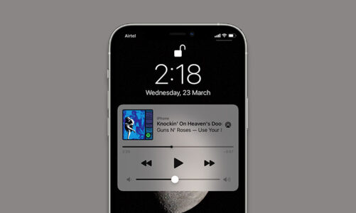 Cómo quitar el widget del reproductor de música de la pantalla de bloqueo del iPhone