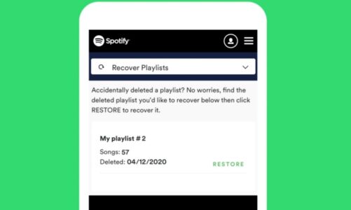Cómo recuperar listas de reproducción eliminadas en Spotify