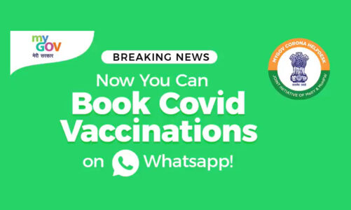 Cómo reservar espacios de vacunación COVID-19 en WhatsApp en India