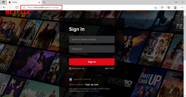 abre Netflix en el navegador secundario para acceder desde otro país
