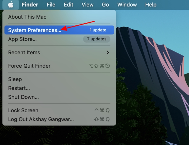 abrir preferências do sistema - mac
