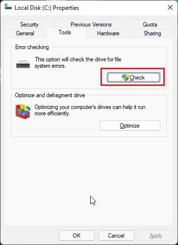 Reparieren Sie Festplattenfehler unter Windows 11 (2022)