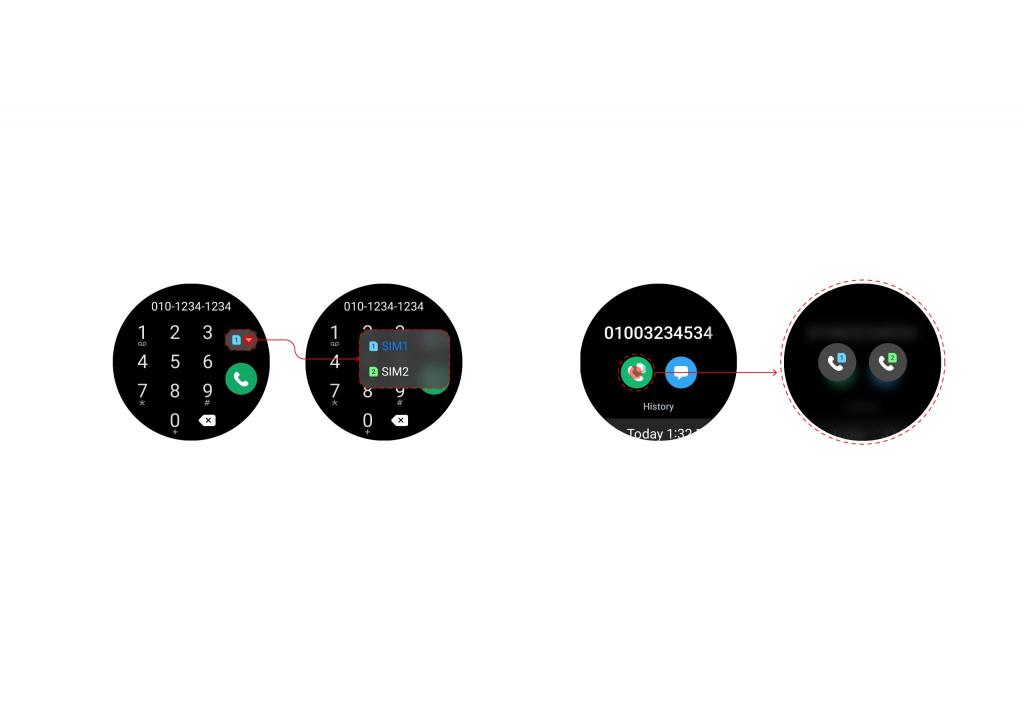 Samsung One UI Watch 4.5 Dual-SIM-Unterstützung