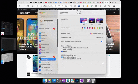 Cómo habilitar y usar Stage Manager en macOS 13 Ventura