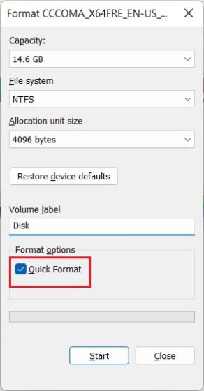 1. Formatee rápidamente un disco duro o SSD en Windows 11 desde el Explorador de archivos