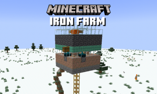 How to Make an Iron Farm in Minecraft