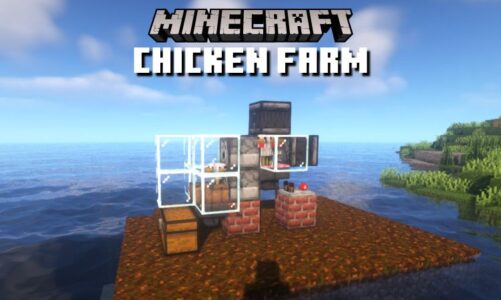 Cómo hacer una granja de pollos en Minecraft