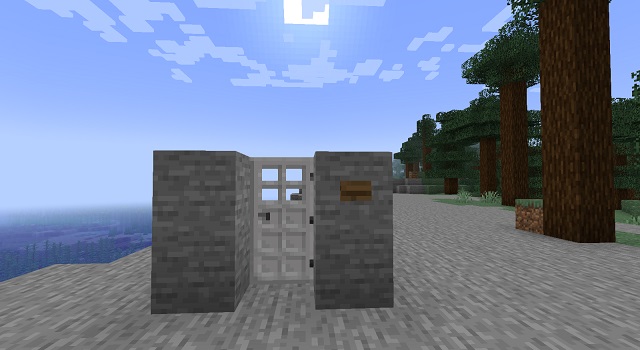 Porta de ferro no Minecraft
