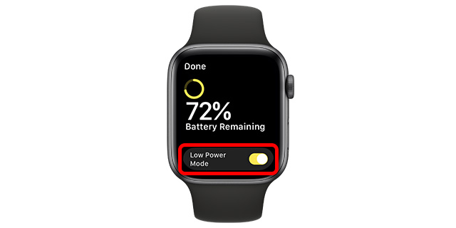 deshabilitar el modo de bajo consumo Apple Watch Watchos 9