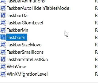 4. Redimensione a barra de tarefas no Windows 11
