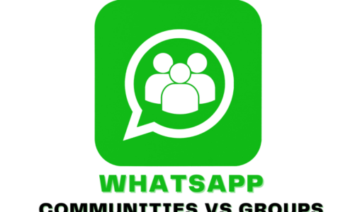 whatsapp communities vs groups
