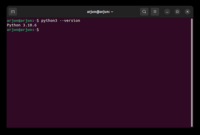 Überprüfen Sie, ob Python bereits in Ubuntu installiert ist