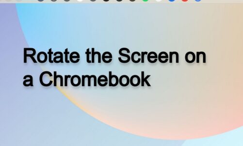 3 maneiras de girar a tela em um Chromebook