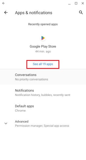 Entfernen Sie Android-Apps mithilfe des Android-Containers von Ihrem Chromebook