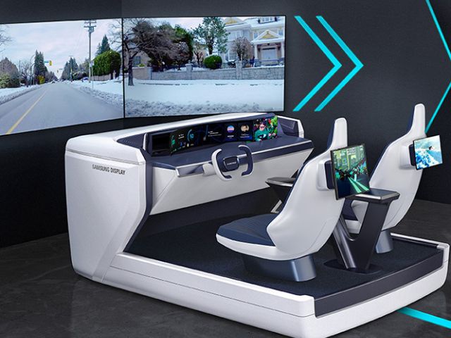 Digitales Cockpit von Samsung