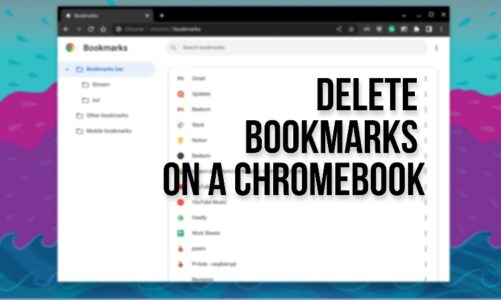Como excluir marcadores em um Chromebook