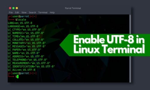 How to Enable UTF-8 Support in Linux Terminal