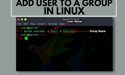 add user to a group in linux