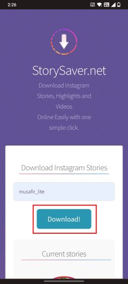 Descargar historias de Instagram con música de servicios de terceros